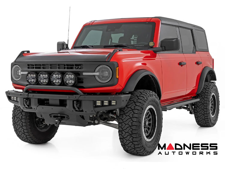 Ford Bronco Side Steps - Multi-Color LED Running Boards - 4 Door - Rough Country 